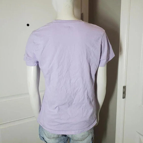 Champion Purple Women's Crewneck T-Shirt Size Medium - Picture 12 of 15